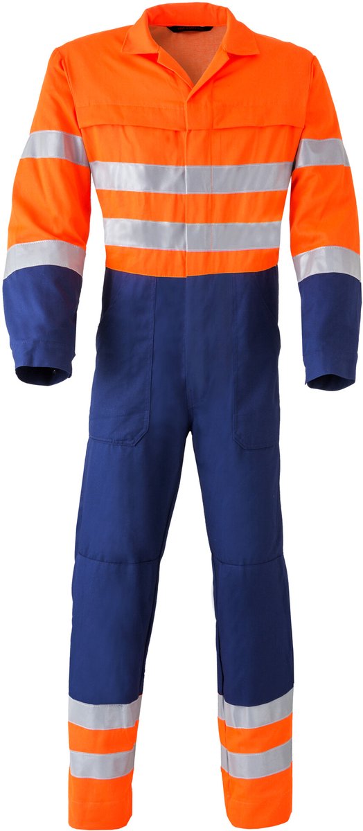 HAVEP Overall High Visibility 2415 - Marine/Fluo Oranje - 52