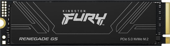 Kingston FURY RENEGADE G5 1TB – SSD – M.2 2280 – PCIe 5.0 – 1 TB – NVMe 2.0 – 3D TLC – zwart