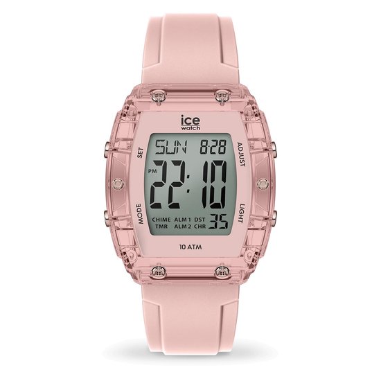Montre Ice Watch ICE digit boliday - Nude - Transparent 024563 - Siliconen - Oranje - Ø 40,5 mm