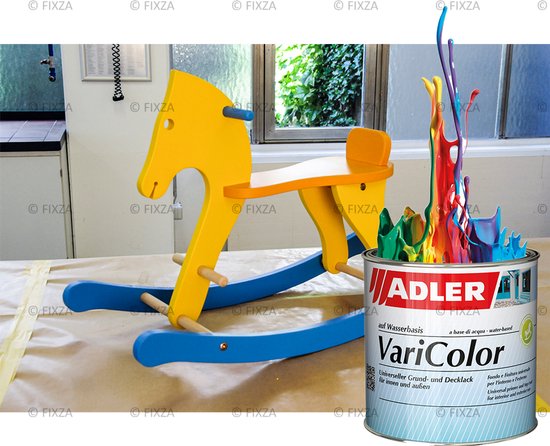 Peinture laquée ADLER Varicolor RAL 4009 – Violet pastel 750 ml – Peinture 2 en 1 pour bois, métal et Laque, pour l'intérieur et l'extérieur