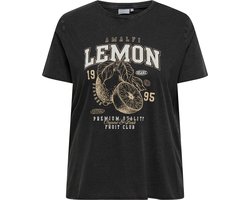 ONLY CARMAKOMA - CARLUCY REG S/S TOP JRS NOOS Dames Blouse