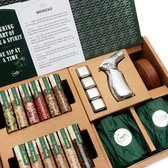 Elektrische whisky smokerset, cocktail smokerset met 6 houten