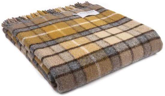 Plaid Tartan Buchanan - 150x183 - Nieuw Wol - Tweedmill UK