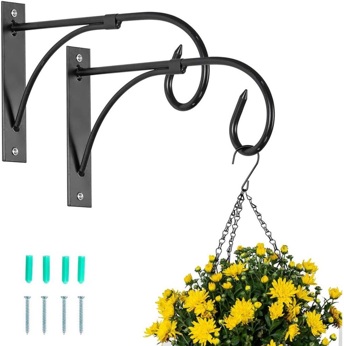 Plantenhaak Hanging Basket - Muurhaak voor Planten - Wandhaak