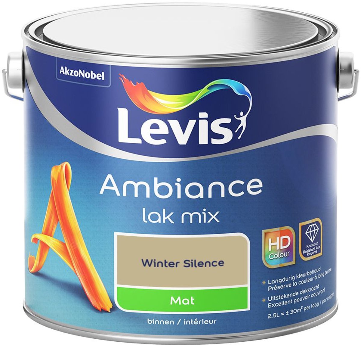 Levis - Ambiance Lak Mat Mix - Winter Silence - Mengverf - 2,5 L