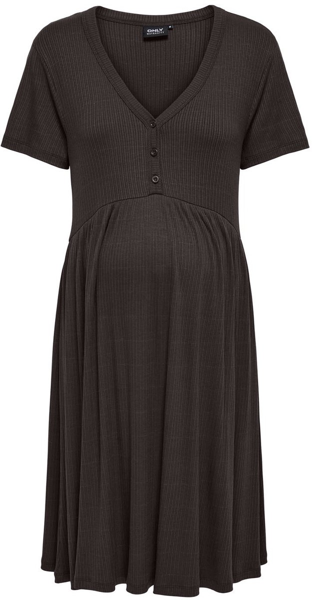 Only MATERNITY Jurk OLMCAMONI Korte jurk chocolate torte