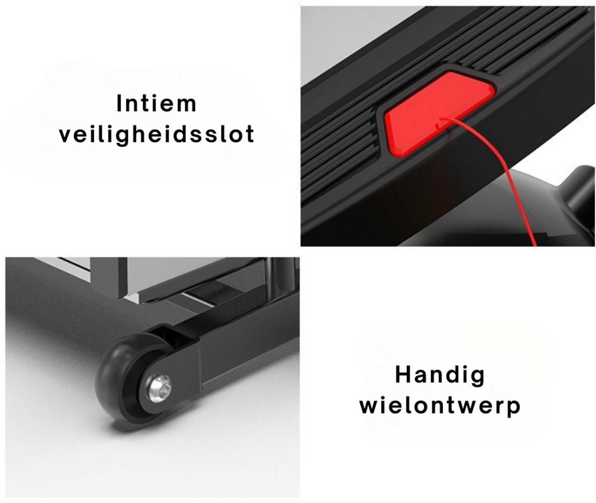 Afbeelding 2 van Livista Opvouwbare Loopband voor Thuisgebruik – Extra Brede Antislip-Loopband – Digitale Stille Motor – Verstelbare Onderstelhoogte – Draagvermogen van 100 kg – 6 Modi, 40 Programma’s – 6-traps Schokdemping – Traploze Snelheidsregeling – Tot 12 km/u