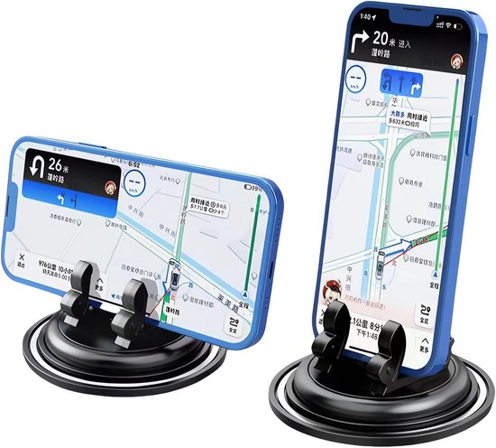 Cartrend Telefoonhouder Dashboard Cartrend Smartphone Houder Voor Auto - Universeel, Antislip Siliconen Pad, Geen Lijm Nodig Universele Navigatiehouder Antislip