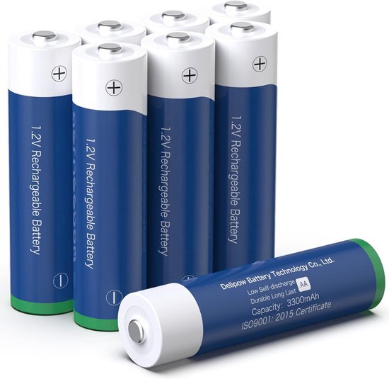 EBL AA oplaadbare batterij 2800 mAh typ Ni-MH batterijen met batterijdoos 1.2v batterijen 4 stuks