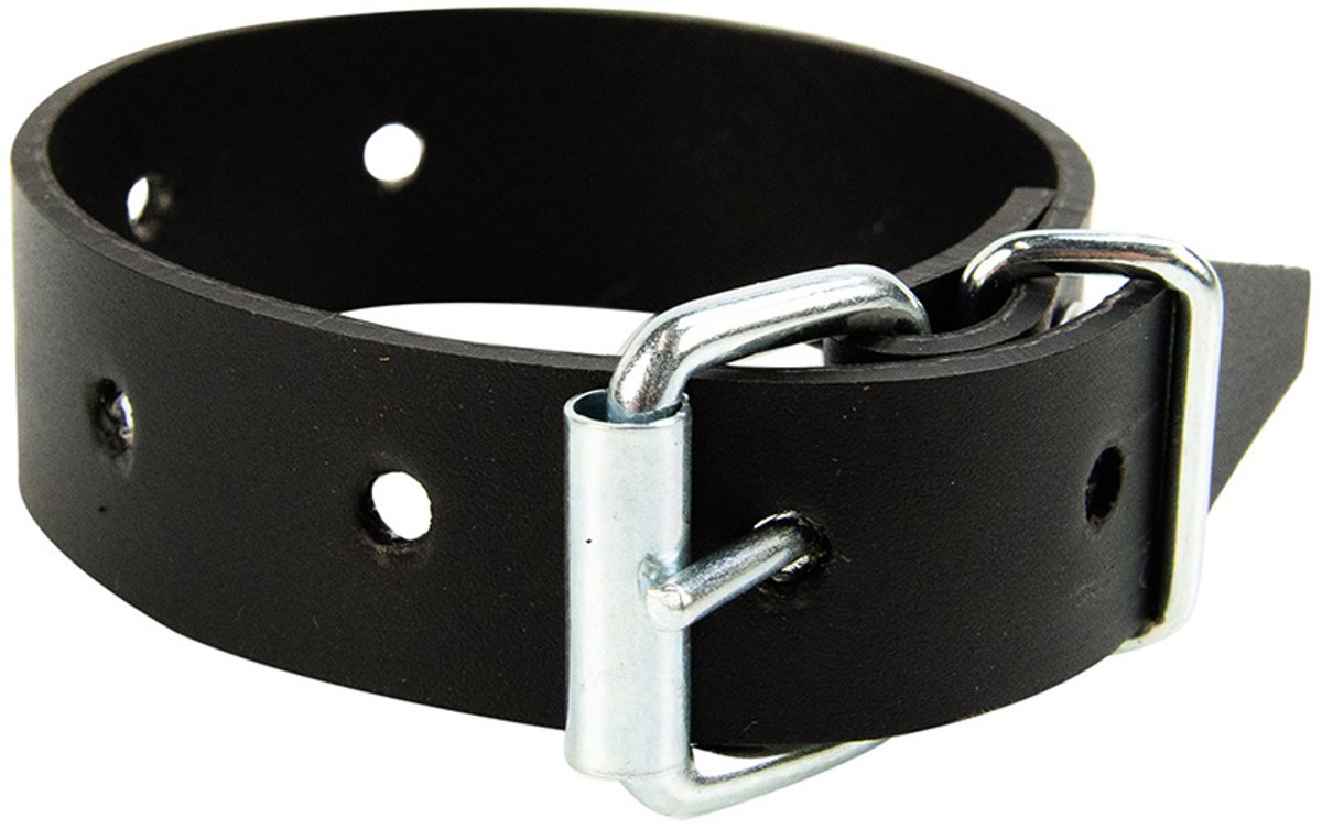 Afdekzeilwinkel - Pvc tir riem 35cm met gesp 20mm zwart