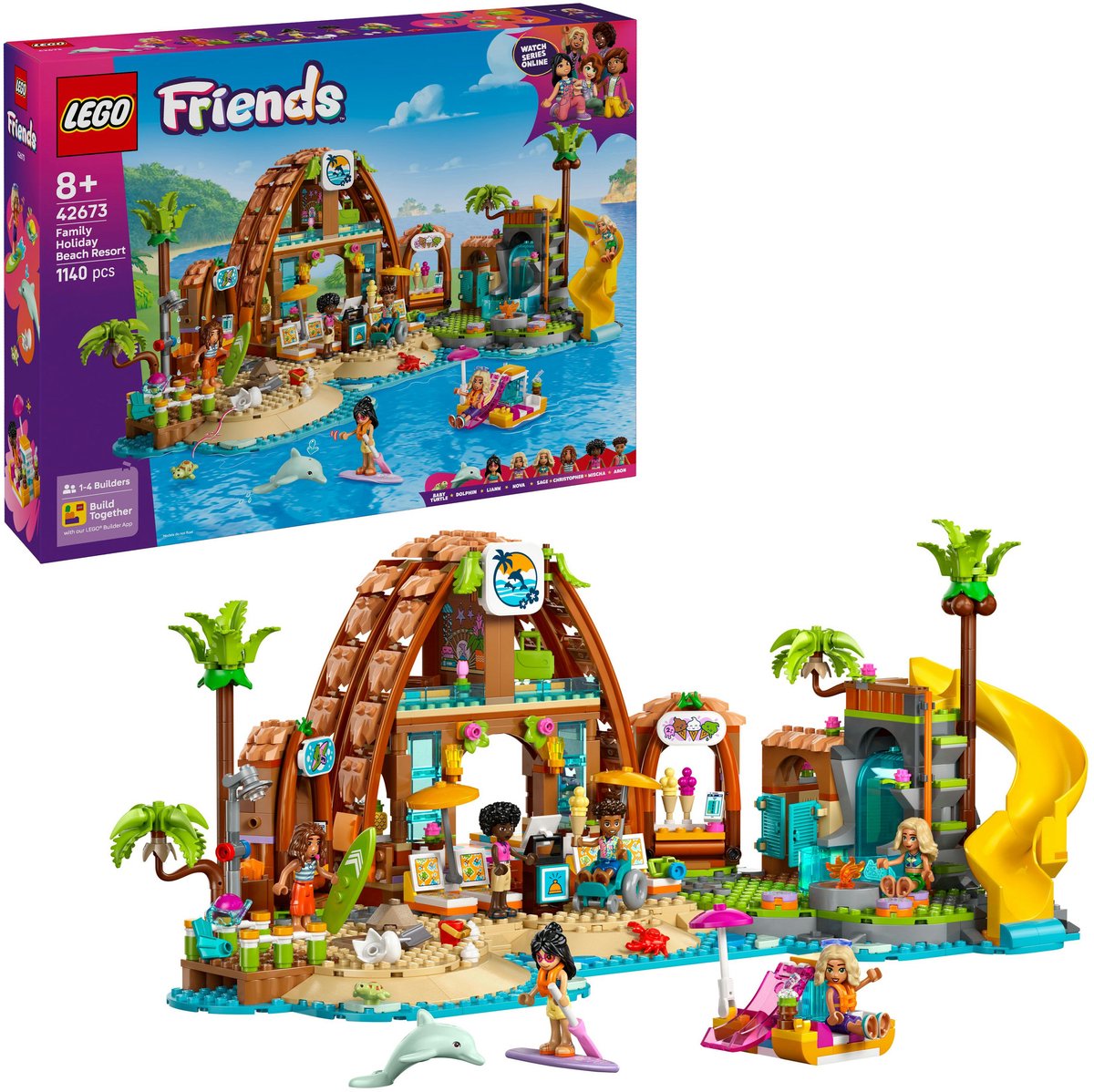 LEGO® Friends Strandresort, Bouwset - 42673 — afbeelding 2