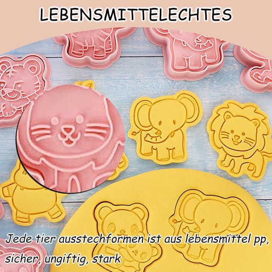 Koekjessnijderset, 9 stuks, graafmachine, koekjessnijders