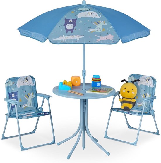 Picknick set STEIGERHOUT 1 tafel 2 banken - 't