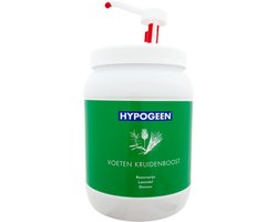 Hypogeen Voetcrème Kruidenboost pompflacon 1500ml - hypoallergene voetcrème - op basis van lavendel, dennennaald & eucalyptus - hydraterend voetverzorgingsproduct - overgevoelige voeten - PH-neutraal