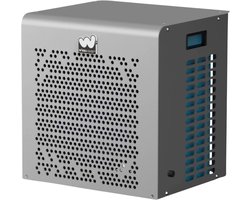 W'eau Mini Power Zwembad Warmtepomp - Zwembad Verwarming - Pool Heater - Energiezuinig - Warmtepomp - Elektrisch - 5kW - Staal - Grijs - Incl. Bypass Kit