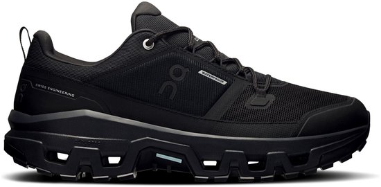 ON Cloudrock Low WP Wandelschoen - Heren waterdichte lage wandelschoenen - Black | Black