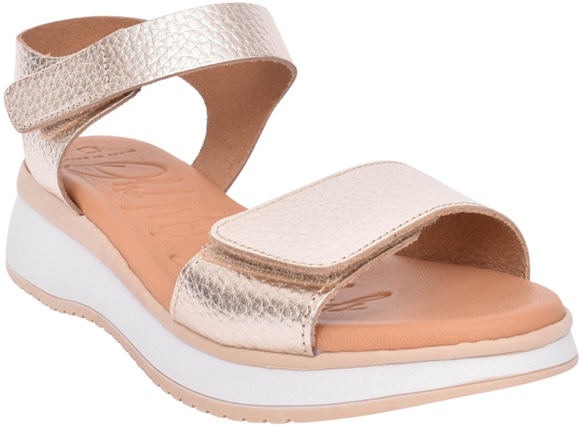 Oh! my sandals 5660 goudkleurige sandaal