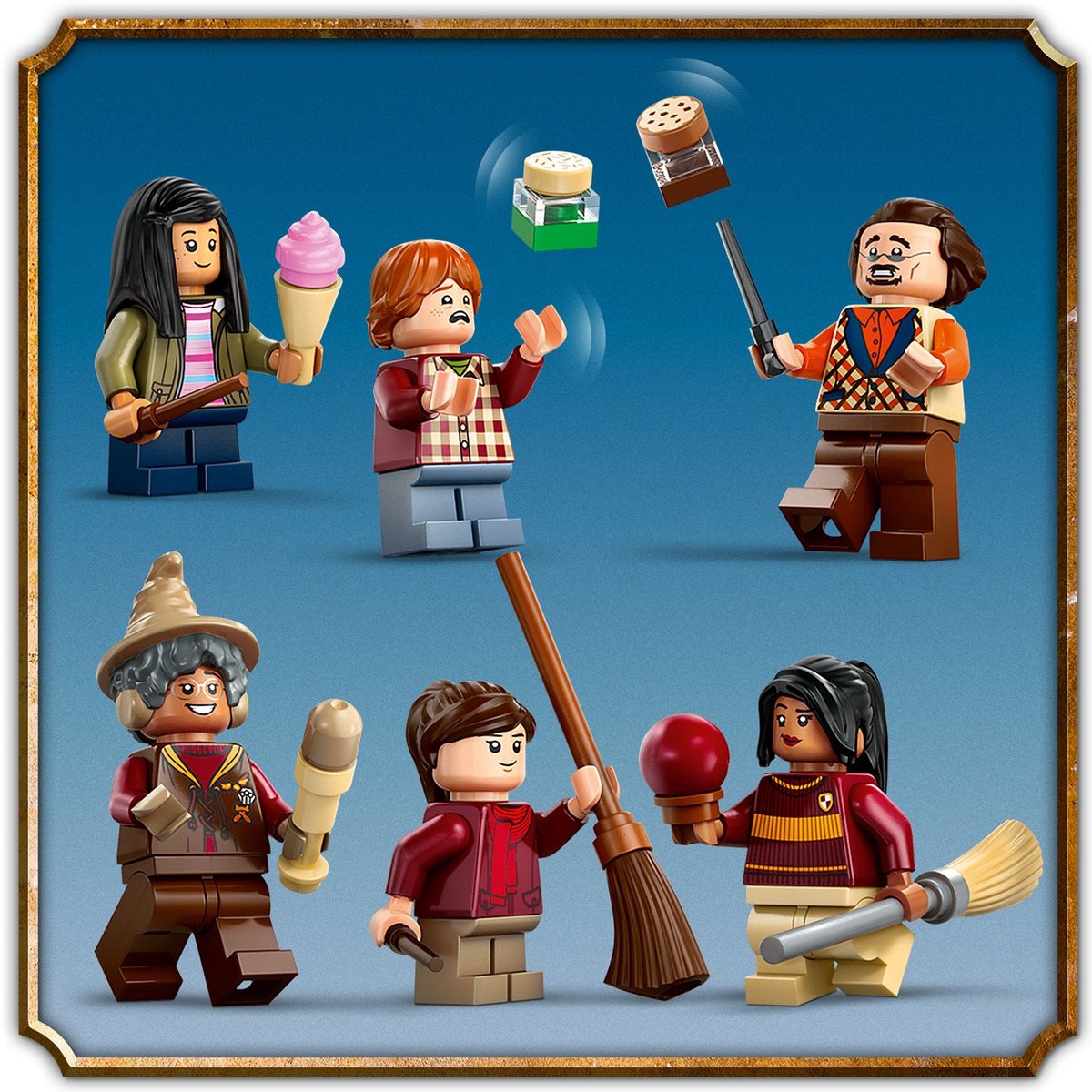 LEGO Harry Potter Zwik & Zwachtels Zwerkbalpaleis en IJssalon Set - 76452 – foto 7