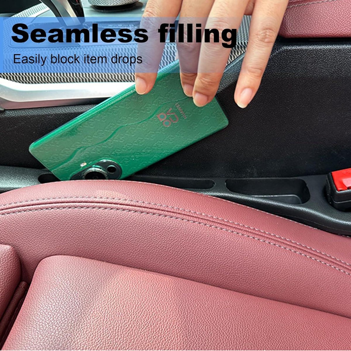 Dussdote Autostoelorganizer - Opbergtas Voor In De Auto Schopbestendig Voor Opbergruimte Achterin 1 Artikel