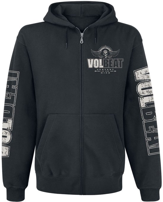 Volbeat Servant of the mind Heren Vest met capuchon - zwart - S