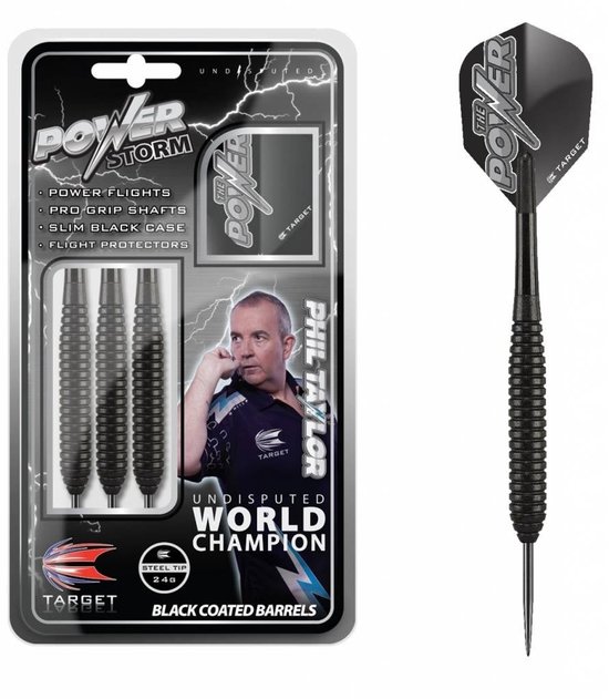Target Phil Taylor Power Storm 24 gram - Dartpijlen van Target — afbeelding 4