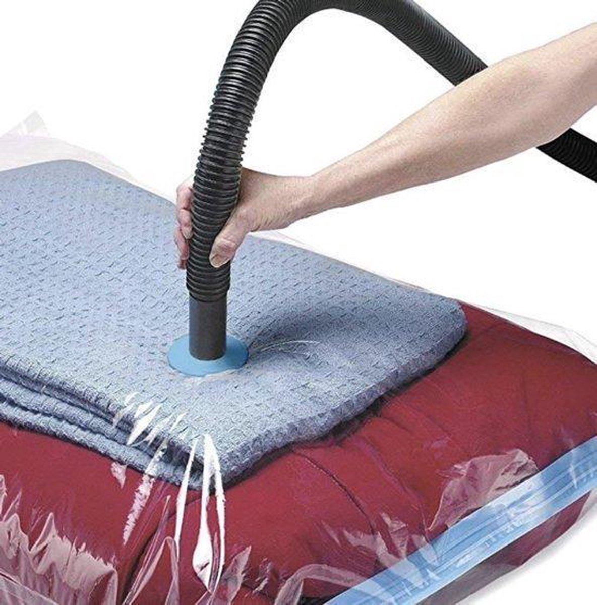 Scoby - Vacuumzak - Ruimtebesparende Opbergzak - Stofvrij - Vacuum Sealer Bags - Universeel - 100x130cm
