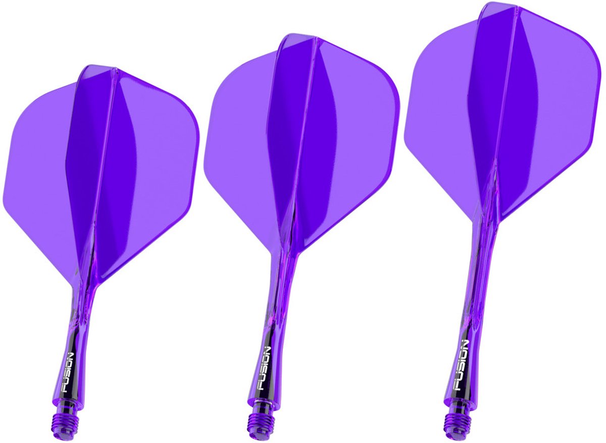 Winmau Fusion Purple NO2 - Dart Flights Short
