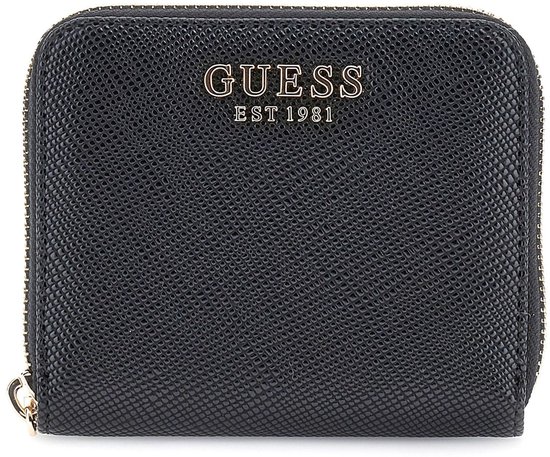 Guess GIULLY MEDIUM ZIP AROUND - Portemonnee - black/zwart Guess GIULLY MEDIUM ZIP AROUND - Portemonnee - black/zwart