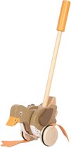 Small Foot - Houten Duwfiguur Eend met Bewegende Kop
