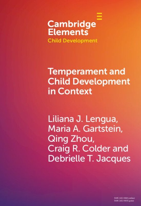 Elements in Child Development - Temperament and Child Develo ... - cover