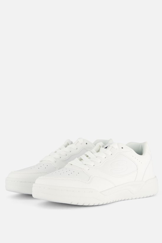 Skechers Koopa - Volley Low Varsity - Heren Sneakers - Wit