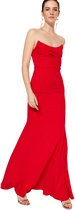 Trendyol Robe de soirée et de bal sirène standard sans bretelles pour femme