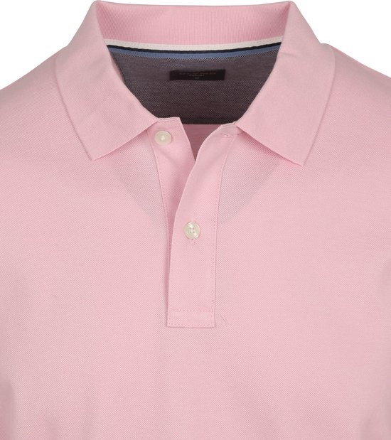 OLYMP Poloshirt Piqué Roze - Maat XXL - Heren