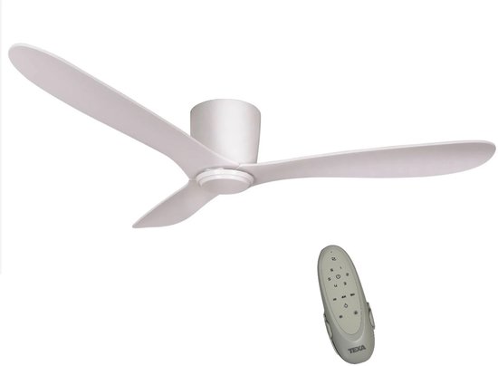 Freelight Plafondventilator Aeolus Cetus Eco Wit incl. Afstandsbediening Ø 132 CM