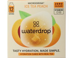 Waterdrop Microdrink Hydratatieblokjes Ice Tea Peach - 12 stuks