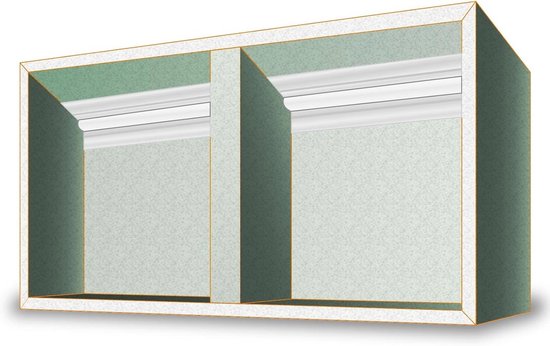 Neohomee Wanddouche roestvrij staal met RGB ledlicht, dubbele douchebak zwart met afstandsbediening opslag voor badkamer, 60 x 30 cm