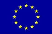 Finnacle - Europese Vlag - 90x150cm - Sterke Kwaliteit - Incl. Bevestigingsringen - Europe Flag - Originele Kleuren