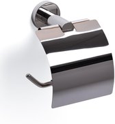 FugaFlow Efficiente Acces Toiletrolhouder - met klep - rond - chroom