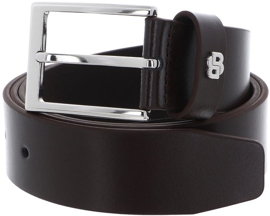 BOSS Cuir Ceinture Emal-B Sz35 Belt W95 Dark Brown Marron foncé