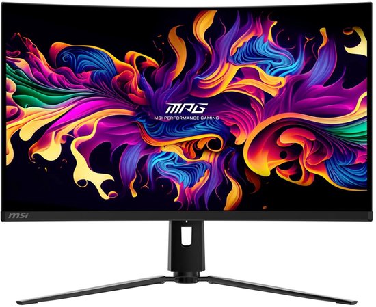 MSI MPG 321CURX QD-OLED - 4K UHD Curved Gaming Monitor - 240hz - 32 inch - USB-C PD 98W