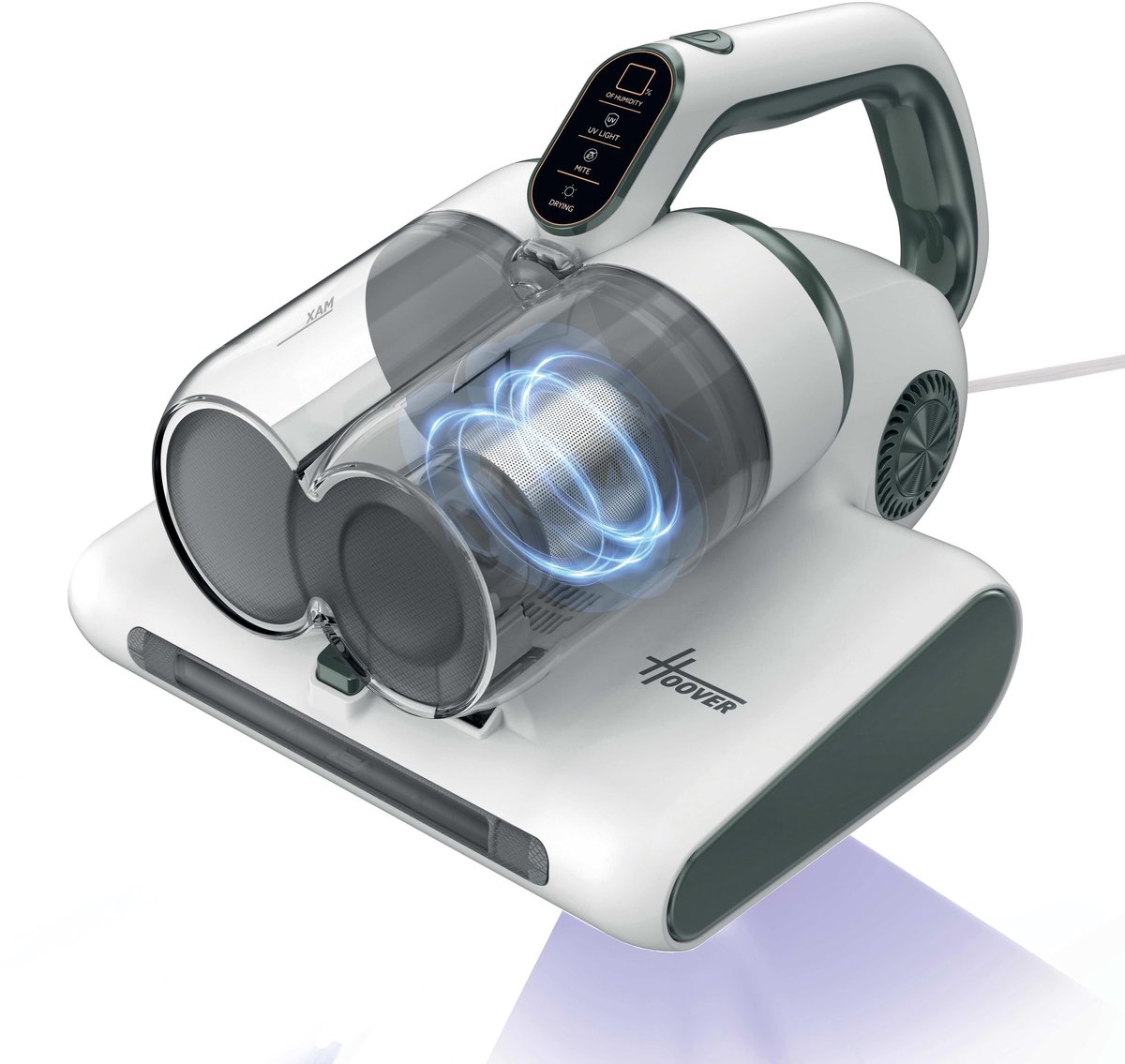 Hoover HMC510UV 011 handstofzuiger Salie, Wit Zakloos