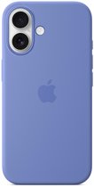 Apple Silicone Backcover MagSafe voor de Apple iPhone 16 - Periwinkle