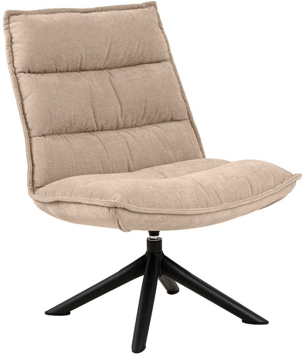Giga Living Fauteuil Cervona - Draaibaar - Stof - Beige