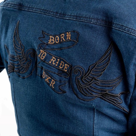 Combinaison textile Motor TRENDY femme 40 Blauw par MOTOBLOUZ