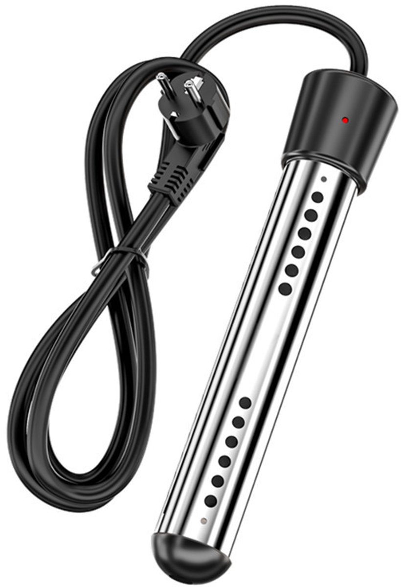 Elektrische Waterverwarmer / Dompelverwarming-Dompelaar Type 3000W-70 graden automatisch uitschakelen-zwart