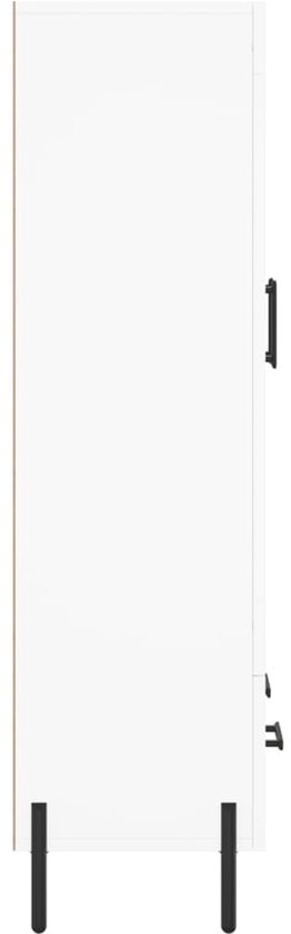 vidaXL Armoire vidaXL Armoire haute - 69,5 x 31 x 115 cm - Wit - Armoire de cuisine