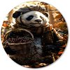 Panda, Hyperrealisme, Bruin, zwart, wit, geel, rood