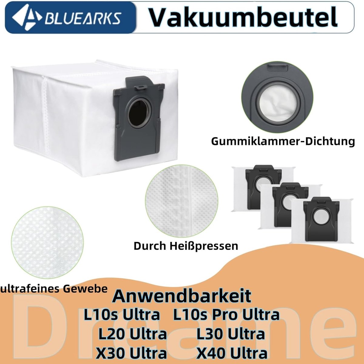 Accessoires Geschikt voor Dreame X40 Ultra/L40 Ultra Robotstofzuiger — afbeelding 7