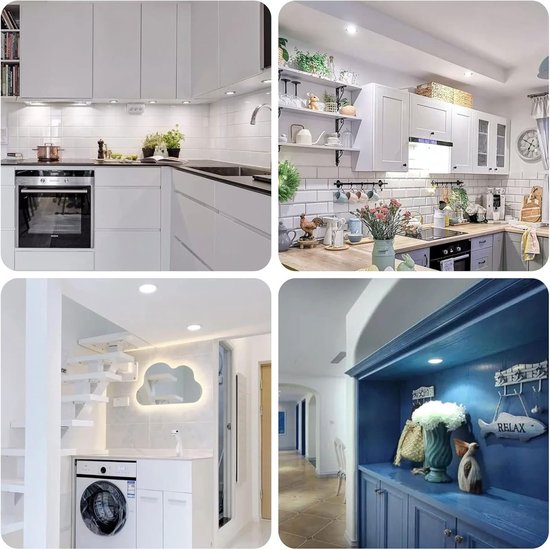 Ampoule LED Prinos avec culot GX53 - Lumière blanche froide 6 500 K - 5 W = 40 W - PACK DE 3