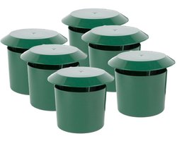 Benson Slakkenval - 6x - onzichtbaar - groen - kunststof - slakkenvallen tuin